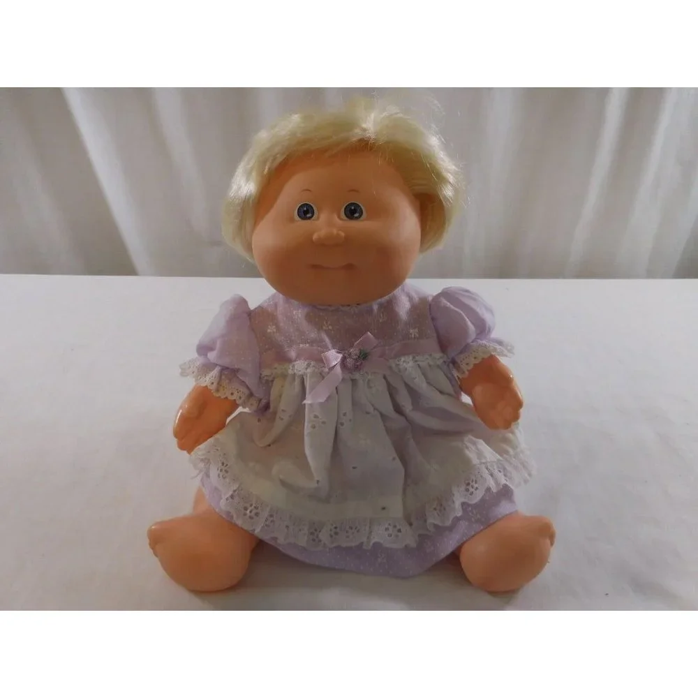 Vintage‎ Cabbage Patch Kids Doll appalachian Hard Body Blond Hair Blue Eyes